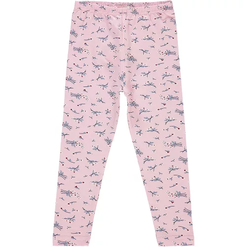 Civil Virágos rózsaszín lány leggings