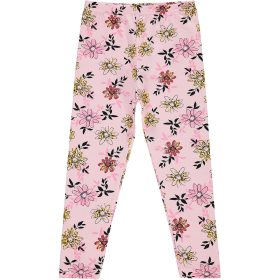 Civil Virágos rózsaszín kislány leggings