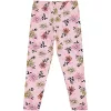 Civil Virágos rózsaszín kislány leggings