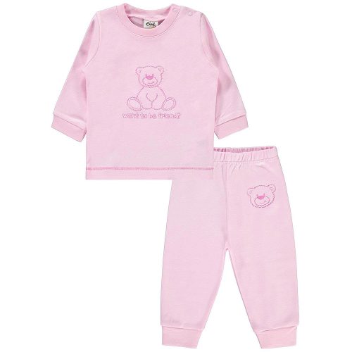 Civil Macis rózsaszín baba pizsama