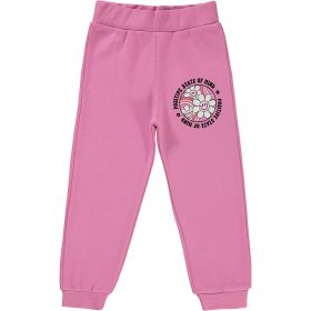 Civil Virágos rózsaszín kislány melegítőnadrág