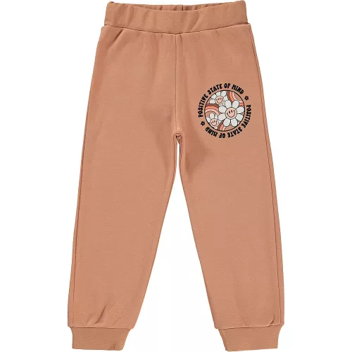 Civil Virágos terrakotta kislány melegítőnadrág