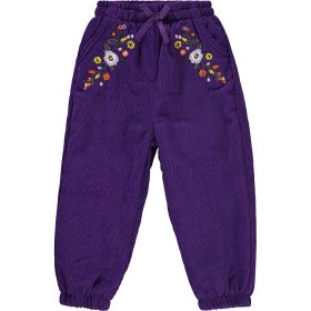 Civil Hímzett lila bélelt kislány nadrág