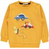 Civil Járműves sárga kisfiú pulóver