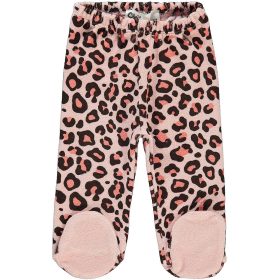 Civil Rózsaszín mintás baba lábfejes plüss nadrág