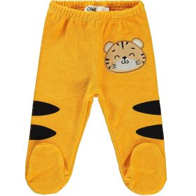 Civil Tigrises sárga plüss baba lábfejes nadrág