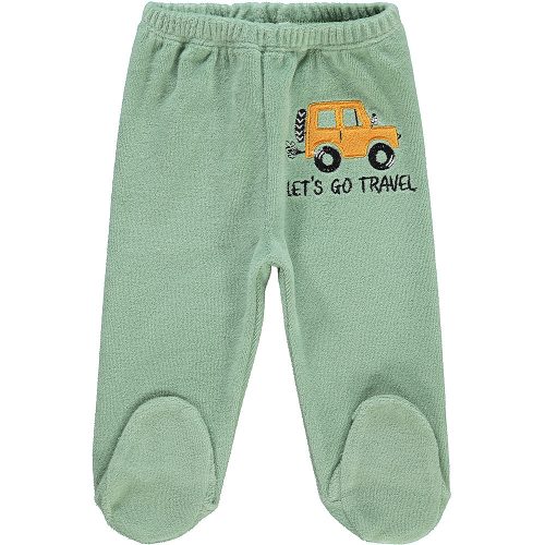 Civil Autós kheki baba plüss lábfejes nadrág