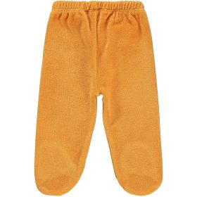 Civil Autós narancs baba plüss lábfejes nadrág