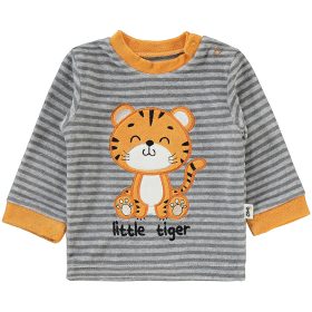 Civil Tigrises csíkos-narancs baba plüss szett