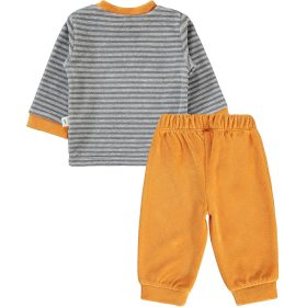 Civil Tigrises csíkos-narancs baba plüss szett