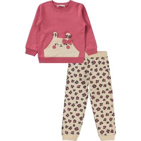 Civil Nyuszis-mintás kislány melegítőruha szett