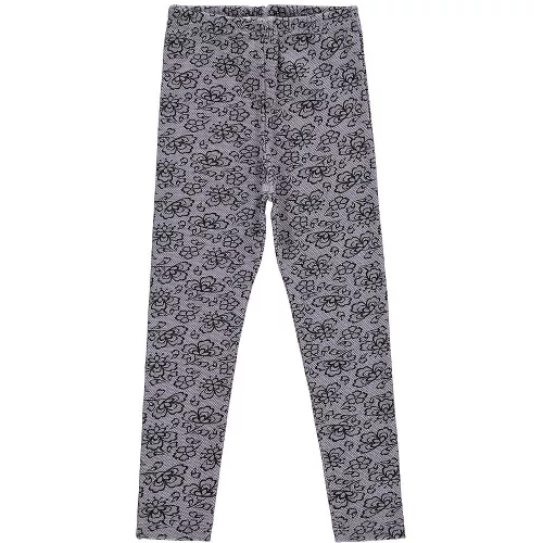 Civil Virágos lila meleg lány leggings