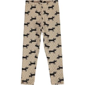 Civil Szarvasos homokbarna lány meleg leggings