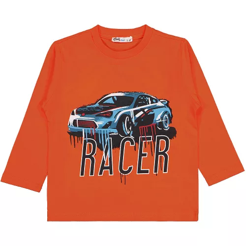 Civil Racer narancs kisfiú felső