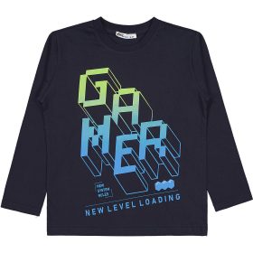 Civil Gamer sötétkék fiú felső