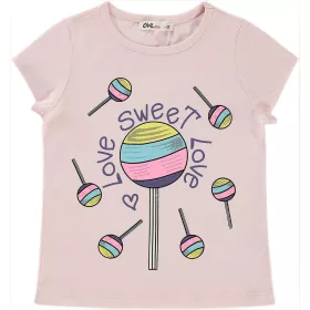 Civil Nyalókás rózsaszín kislány felső