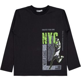 Civil Kosaras fekete kamasz felső