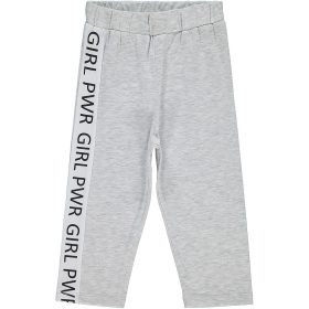 Civil Feliratos szürke lány térdleggings