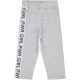 Civil Feliratos szürke tini térdleggings