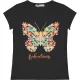 Civil Pillangós fekete lány felső