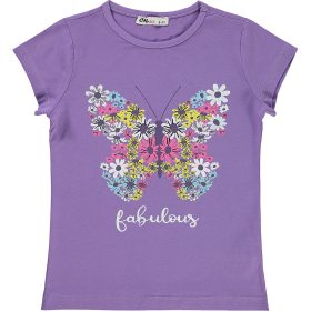 Civil Pillangós lila lány felső
