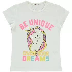 Civil Unikornis ekrü lány felső