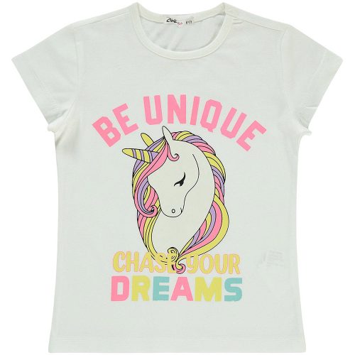 Civil Unikornis ekrü lány felső