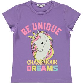 Civil Unikornis lila lány felső