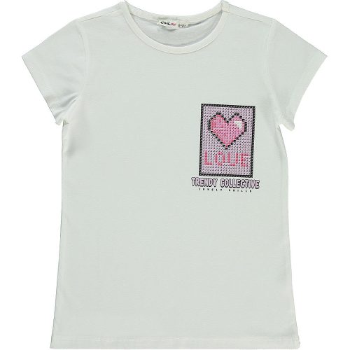 Civil Szíves ekrü tini felső