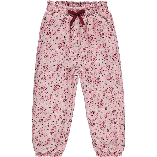 Civil Virágos rózsaszín bélelt kislány nadrág