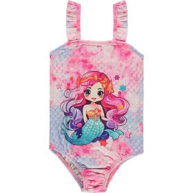 Civil Sellős pink-kék kislány fürdőruha