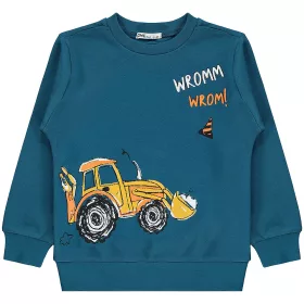 Civil Markolós petrol kisfiú vékonyabb pulóver