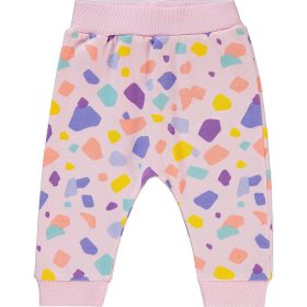 Civil Rószaszín színesmintás baba melegítőnadrág