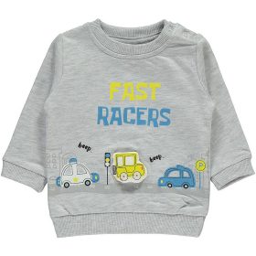 Civil Autós szürke-sárga baba szett