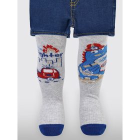 Civil Dínós szürke baba harisnyanadrág