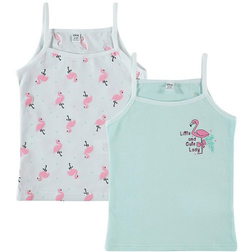 Civil Flamingós kislány trikó szett