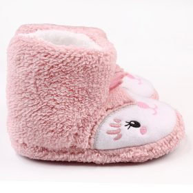 Civil Állatos púderrózsaszín baba mamusz