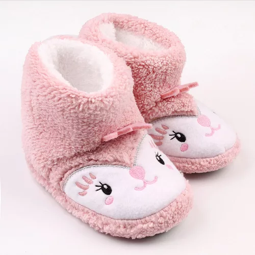 Civil Állatos púderrózsaszín baba mamusz