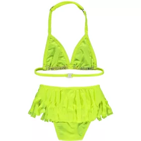 Civil Mintás neonsárga kislány bikini