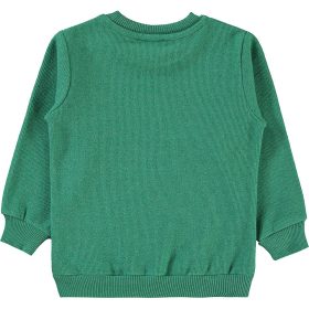 Civil Zöld kisfiú pulóver