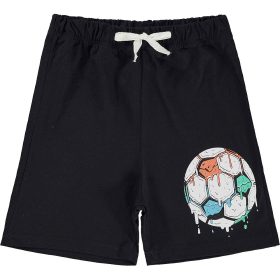 Civil Focis fiú fekete rövidnadrág