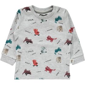 Civil Kutyás szürke baba pizsama