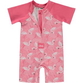 Civil Flamingós rózsaszín baba strandoverál