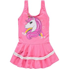 Civil Unikornis rózsaszín lány fürdőruha