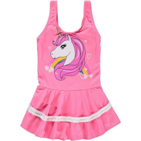 Civil Unikornis rózsaszín lány fürdőruha