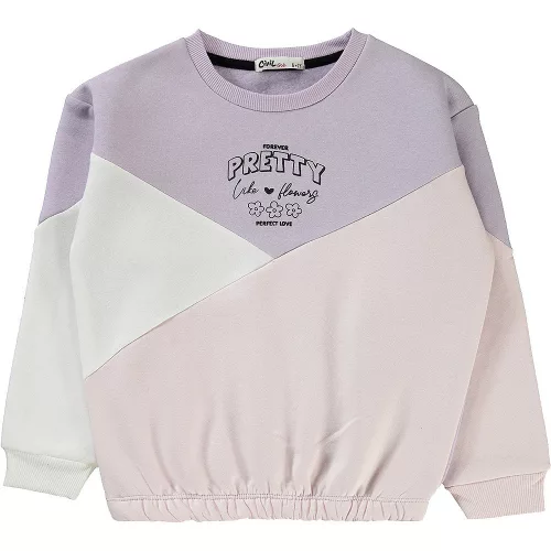 Civil Pasztel belül bolyhos lány pulóver