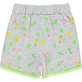 Civil Szíves szürke kislány short