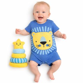 Civil Oroszlános kék baba napozó