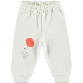 Civil Színespöttyös-ekrü nadrág baba szett