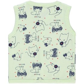 Civil Cicás zöld baba mellény